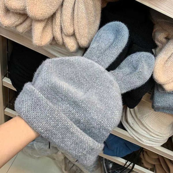 rabbit hair knitted hat winter ear knock cute warm korean pure color imitation, Blue;gray
rabbit hair knitted hat winter ear knock cute warm korean pure color imitation, Blue;gray
