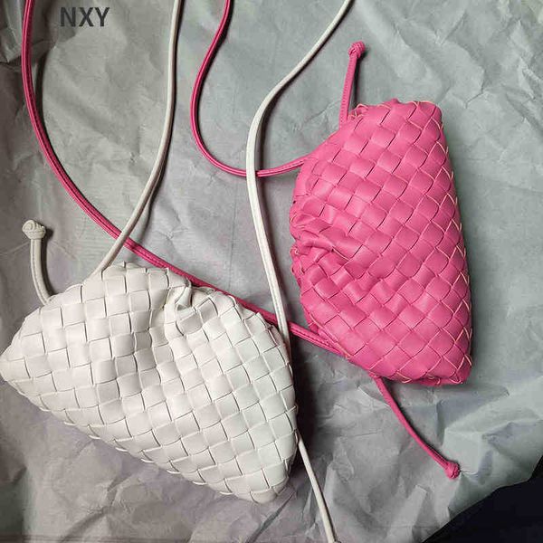 evening bags ladies weave bag soft leather crossbody shoulder bags for women fashion female handbag and purse lady hobo 220623