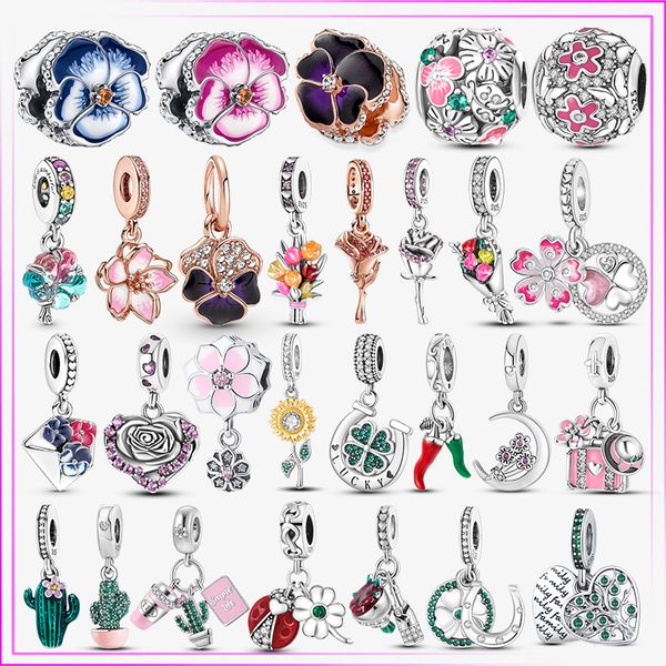 charms new 925 sterling sier charm flower series pendant for original diy bracelet rose bouquet beads gift women jewelry drop deliver smtt8, Bronze;silver
charms new 925 sterling sier charm flower series pendant for original diy bracelet rose bouquet beads gift women jewelry drop deliver smtt8, Bronze;silver