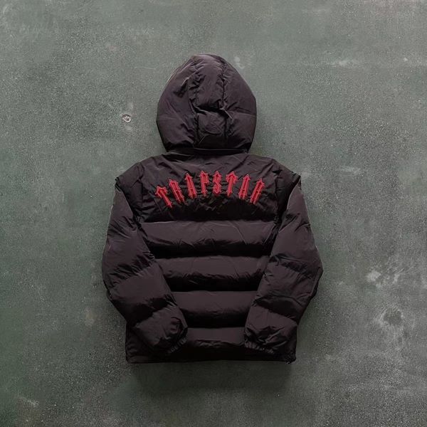 trapstar white duck down hooded red label downs jacket drill american down for men in winter, Black
trapstar white duck down hooded red label downs jacket drill american down for men in winter, Black