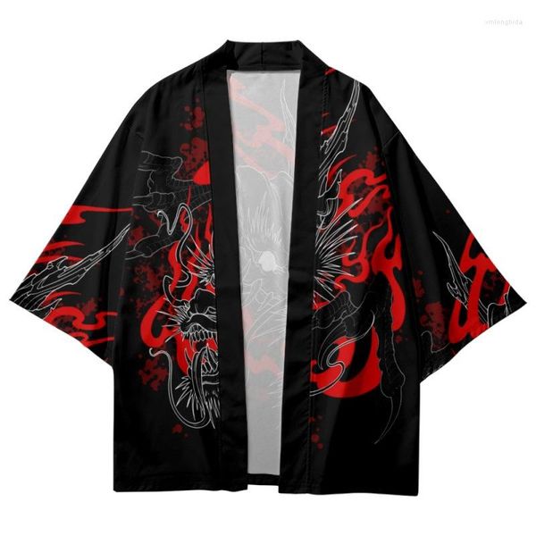 ethnic clothing japanese summer black dragon printed samurai men cardigan shirt blouse yukata haori obi kimono and pant set, Red
ethnic clothing japanese summer black dragon printed samurai men cardigan shirt blouse yukata haori obi kimono and pant set, Red