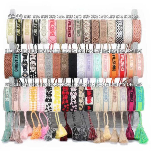 luxury fashion bracelets women's d brand bangle jewelry designer handmade braided embroidered bracelet girl woven men's fabric tas, Black
luxury fashion bracelets women's d brand bangle jewelry designer handmade braided embroidered bracelet girl woven men's fabric tas, Black