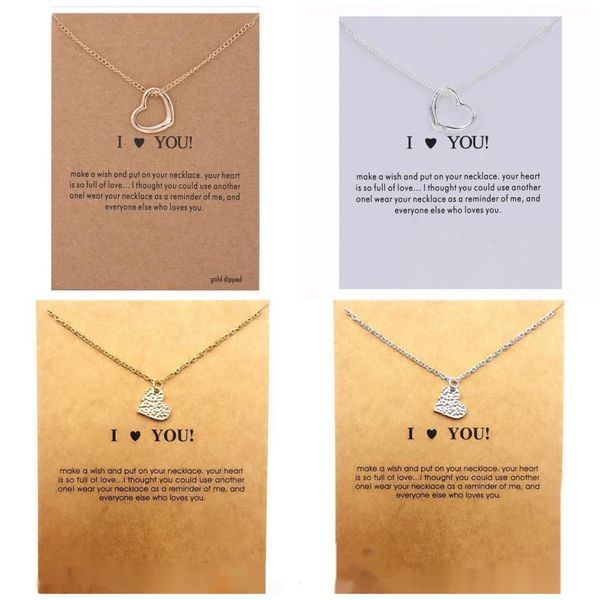 cute heart necklace with card love heart pendant necklaces for women valentine's day jewelry gift, Silver
cute heart necklace with card love heart pendant necklaces for women valentine's day jewelry gift, Silver