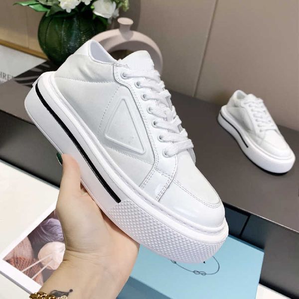 lady designer casual shoes triangle thick sole double wheel nylon sneakers women white canvas luxury low leather shoes ii88, Black
lady designer casual shoes triangle thick sole double wheel nylon sneakers women white canvas luxury low leather shoes ii88, Black