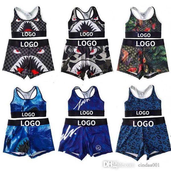 fashion cartoon tracksuits designer print letter women quick drying vest and shorts two piece set sports fitness set camouflage outfits, Gray
fashion cartoon tracksuits designer print letter women quick drying vest and shorts two piece set sports fitness set camouflage outfits, Gray
