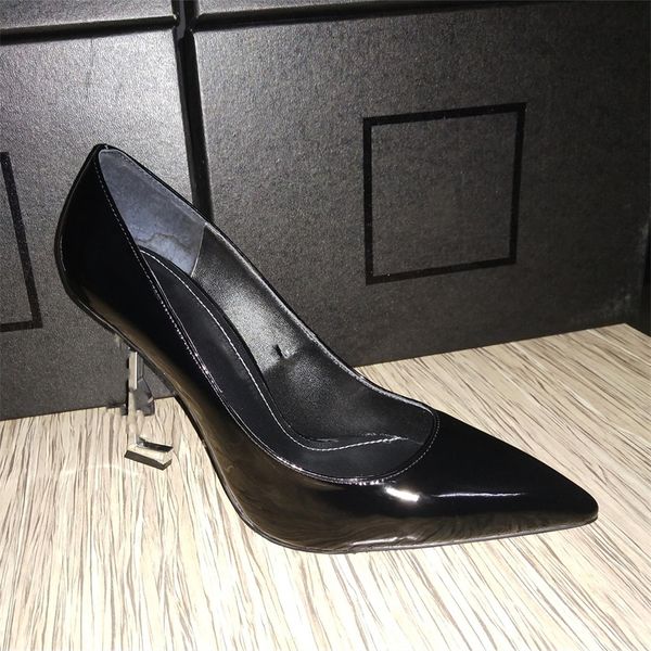 fashion dress shoes yslity women leather high heel metal buckle letter logo wedding party business casual flat shoes 01-021, Black
fashion dress shoes yslity women leather high heel metal buckle letter logo wedding party business casual flat shoes 01-021, Black