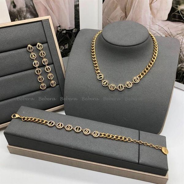d jia di jia jad letter earrings brass inlaid diamond temperament versatile necklace bracelet women's high version5212z, Silver
d jia di jia jad letter earrings brass inlaid diamond temperament versatile necklace bracelet women's high version5212z, Silver