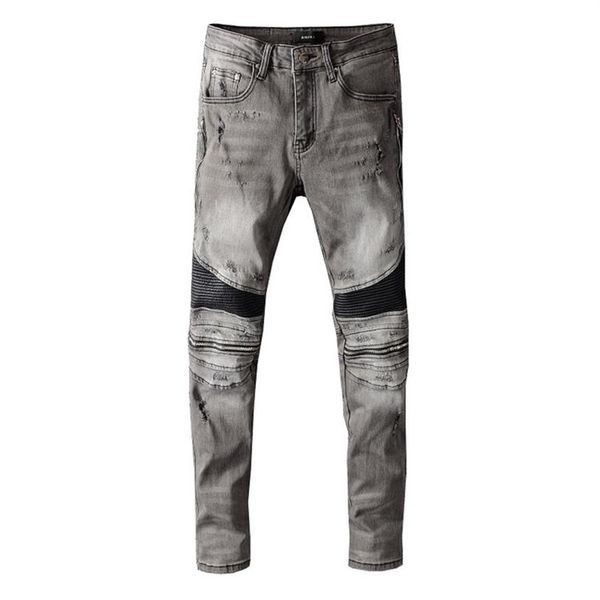 2021 mens designer jeans distressed ripped biker slim fit motorcycle denim for men s fashion jean mans pants pour homm269c, Blue
2021 mens designer jeans distressed ripped biker slim fit motorcycle denim for men s fashion jean mans pants pour homm269c, Blue