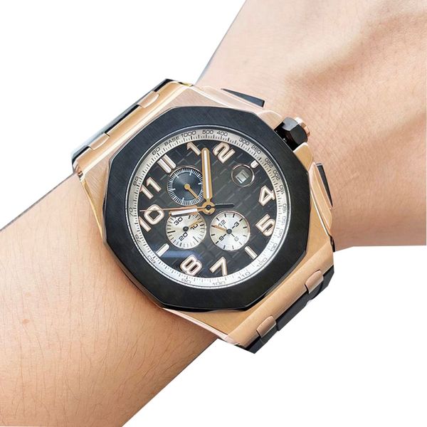orologi di lusso automatic mechanical watches mens watch life waterproof steel case classic watches 44mm montre de luxe wristwatches, Slivery;brown
orologi di lusso automatic mechanical watches mens watch life waterproof steel case classic watches 44mm montre de luxe wristwatches, Slivery;brown