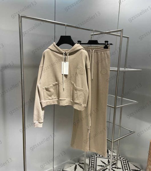 designer womens two piece pants casual tracksuits symmetrical double pocket drawstring knitting hoodie collocation high elastic waist wide-w, White
designer womens two piece pants casual tracksuits symmetrical double pocket drawstring knitting hoodie collocation high elastic waist wide-w, White