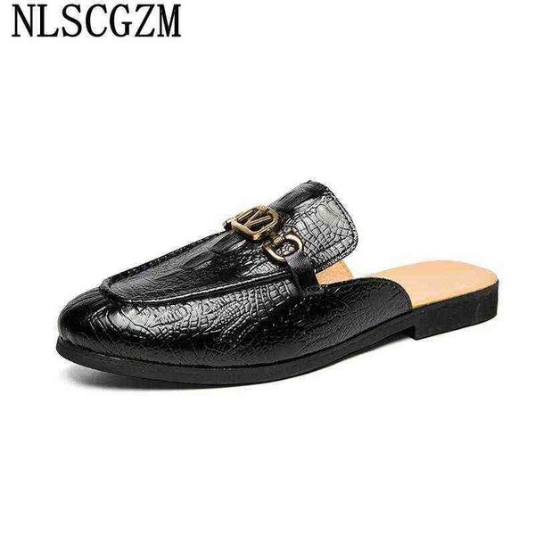 dres shoe indoor slipper man summer men mule half shoe for 2022 leather casual zapatilla claquette chausure 220723, Black
dres shoe indoor slipper man summer men mule half shoe for 2022 leather casual zapatilla claquette chausure 220723, Black