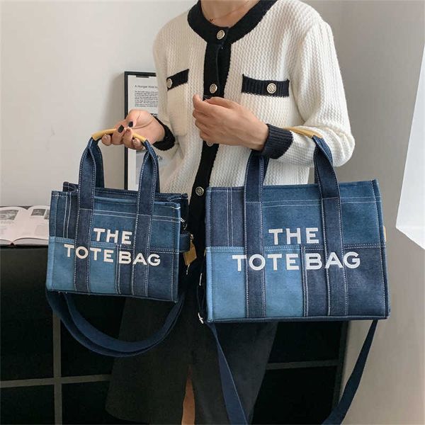 designer bags tote marc's jacob leather luxury handbag new personalized splicing denim canvas fashion single shoulder messenger bags sh
designer bags tote marc's jacob leather luxury handbag new personalized splicing denim canvas fashion single shoulder messenger bags sh