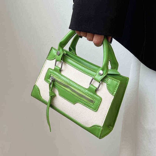 evening bags ladies new summer fashion contrast color shoulder bag design casual simple canvas handbag women business commuter 2022 220623
evening bags ladies new summer fashion contrast color shoulder bag design casual simple canvas handbag women business commuter 2022 220623