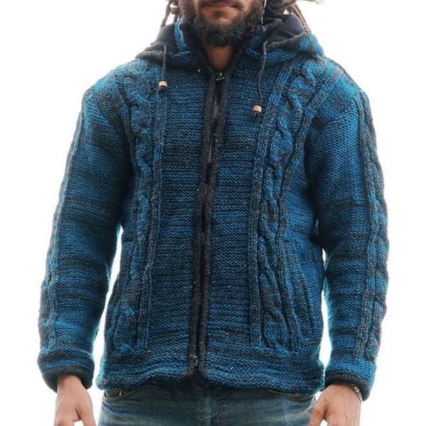 new fall/winter hooded sweater zipper cardigan sweater jacket for men, White;black
new fall/winter hooded sweater zipper cardigan sweater jacket for men, White;black