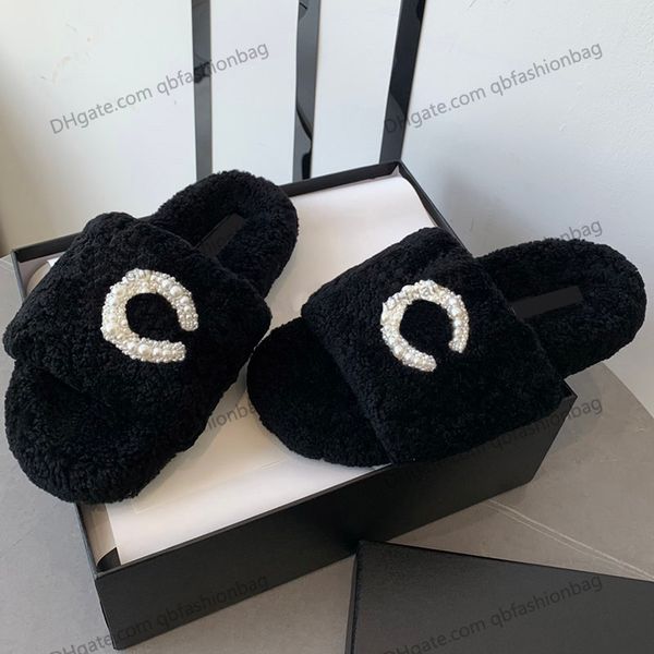 womens slippers wool imitation faux pearl 22ss f/w slides designer mules with letter flip flops booties warm comfy non-slip rubber sole indo, Black
womens slippers wool imitation faux pearl 22ss f/w slides designer mules with letter flip flops booties warm comfy non-slip rubber sole indo, Black
