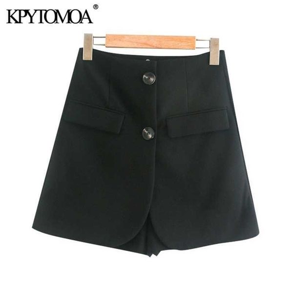 kpytomoa women chic fashion double button shorts skirts vintage high waist office wear female skort mujer 210311, White;black
kpytomoa women chic fashion double button shorts skirts vintage high waist office wear female skort mujer 210311, White;black