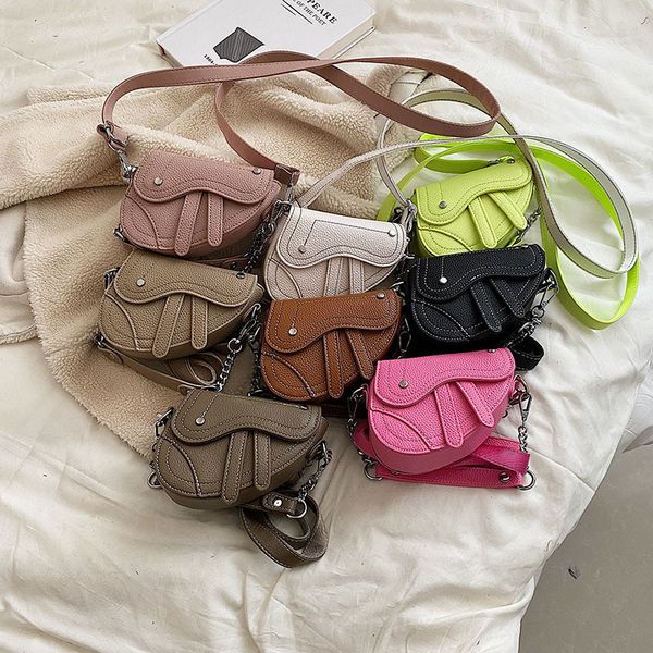 girls mini saddle handbags children pu leather coin purse kids princess one shoulder bags, Black
girls mini saddle handbags children pu leather coin purse kids princess one shoulder bags, Black