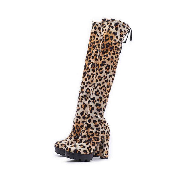 boots spring women's boots round toe waterproof platform leopard print non slip high heel over the knee high boots 220913, Black
boots spring women's boots round toe waterproof platform leopard print non slip high heel over the knee high boots 220913, Black