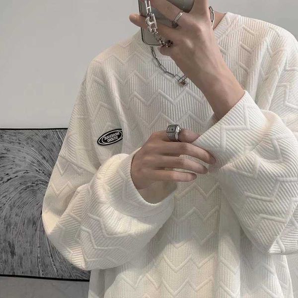 men's 2022 new spring and autumn couple round neck fashion brand minority coat wear, Black
men's 2022 new spring and autumn couple round neck fashion brand minority coat wear, Black