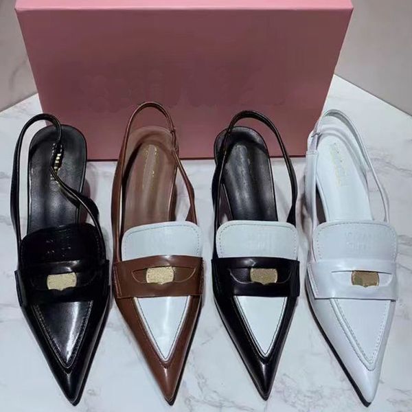 2022 designer luxury pointed toe cat heels sandals classic womens leather fashion after strappy hollow out shoes lady covered toe gold coins, Black
2022 designer luxury pointed toe cat heels sandals classic womens leather fashion after strappy hollow out shoes lady covered toe gold coins, Black