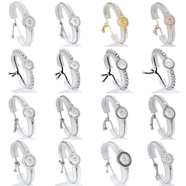 charm bracelets snap jewelry adjustable buttons metal button charms chain for women diy drop delivery 2022 smtyv, Golden;silver
charm bracelets snap jewelry adjustable buttons metal button charms chain for women diy drop delivery 2022 smtyv, Golden;silver