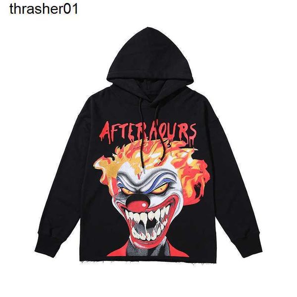new men's hoodies designer vloness sweatshirts fashion brand clown print men's women's lovers wear damaged hem sweater hoodie, Black
new men's hoodies designer vloness sweatshirts fashion brand clown print men's women's lovers wear damaged hem sweater hoodie, Black