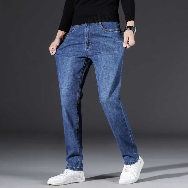 spring 2022 elastic blue cotton youth casual jeans ordinary trousers men's blue loose straight men
spring 2022 elastic blue cotton youth casual jeans ordinary trousers men's blue loose straight men