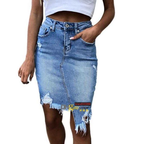 skirts summer women denim retro washed irregular skirt female high waist elastic bodycon hip, Black
skirts summer women denim retro washed irregular skirt female high waist elastic bodycon hip, Black
