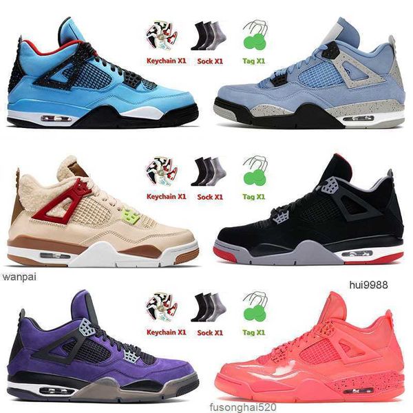 2022 arrival basketball shoes 4 4s iv jumpman sneakers retro cactus jack university blue bred taupe haze red thunder desert moss jordas air, Black
2022 arrival basketball shoes 4 4s iv jumpman sneakers retro cactus jack university blue bred taupe haze red thunder desert moss jordas air, Black