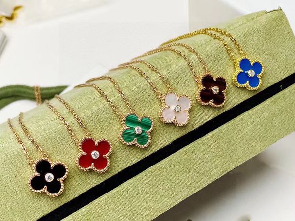 womens nice cute sweet clover designer pendant necklaces 18k gold luxury pearl shell red white black elegant brand classic necklace party we, Silver
womens nice cute sweet clover designer pendant necklaces 18k gold luxury pearl shell red white black elegant brand classic necklace party we, Silver