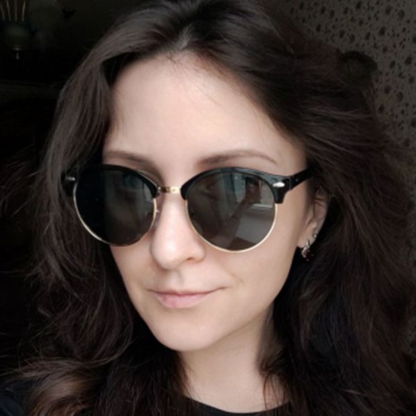 fashion round sunglasses women men half frame designer sunglass uv400 protection outdoor driving eyewear with box case, White;black
fashion round sunglasses women men half frame designer sunglass uv400 protection outdoor driving eyewear with box case, White;black