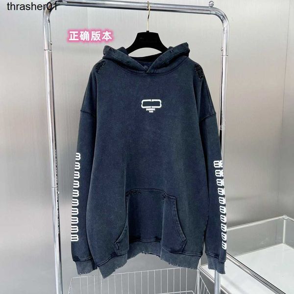 men's hoodies designer sweatshirts balenciga hooded autumn couples wash loose fashion brand hoodie, Black
men's hoodies designer sweatshirts balenciga hooded autumn couples wash loose fashion brand hoodie, Black