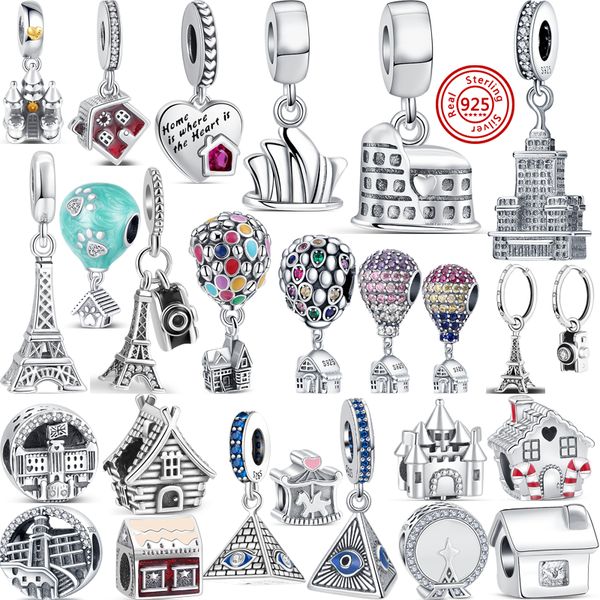 charms new 925 sterling sier pyramid castle balloon house iron tower fashion beads fit original pandora bracelet women jewelry drop smtgk, Bronze;silver
charms new 925 sterling sier pyramid castle balloon house iron tower fashion beads fit original pandora bracelet women jewelry drop smtgk, Bronze;silver