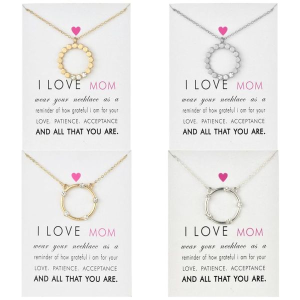 circle pendant necklaces i love mom alloy pendant necklace fashion jewelry mothers day gifts, Silver
circle pendant necklaces i love mom alloy pendant necklace fashion jewelry mothers day gifts, Silver