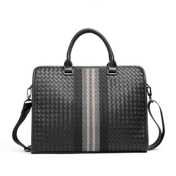 evening bag handbags men breifcase business computer bag shoulder designer weave leather hand tote bolsos hombre 220728
evening bag handbags men breifcase business computer bag shoulder designer weave leather hand tote bolsos hombre 220728