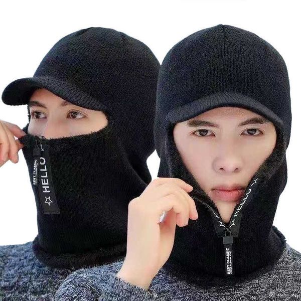 new men winter warm wool hat outdoor ear protection thick bicycle knitted cap scarf windproof visors beanie, Blue;gray
new men winter warm wool hat outdoor ear protection thick bicycle knitted cap scarf windproof visors beanie, Blue;gray