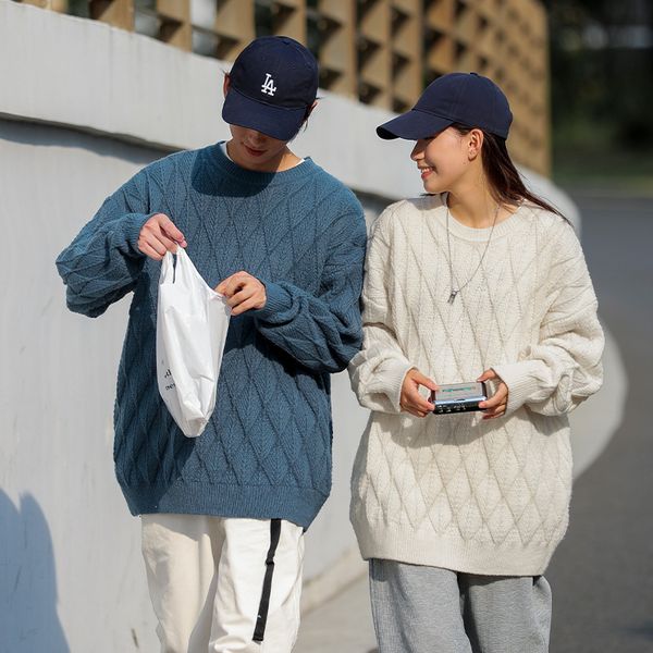 men's sweaters winter new mens warm knitted men pullover vintage harajuku male fashion solid couples wool, White;black
men's sweaters winter new mens warm knitted men pullover vintage harajuku male fashion solid couples wool, White;black