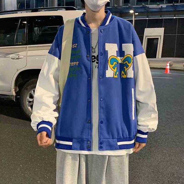 hoodie2022 winter baseball jacket men's trend ins letter embroidery youth thickened couple student jacket, Black
hoodie2022 winter baseball jacket men's trend ins letter embroidery youth thickened couple student jacket, Black