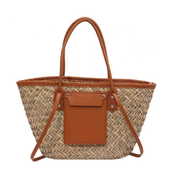 evening bags 2022 beach basket summer straw fashion big rattan shoulder large capacity woven hand-made hand 220623 
evening bags 2022 beach basket summer straw fashion big rattan shoulder large capacity woven hand-made hand 220623