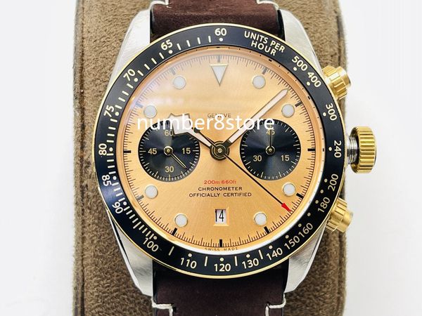 black bay chrono mens watch tws facotry stainless steel & yellow gold swiss eta7750 automatic movment sapphire crystal luxury wristwatch lum, Slivery;brown
black bay chrono mens watch tws facotry stainless steel & yellow gold swiss eta7750 automatic movment sapphire crystal luxury wristwatch lum, Slivery;brown