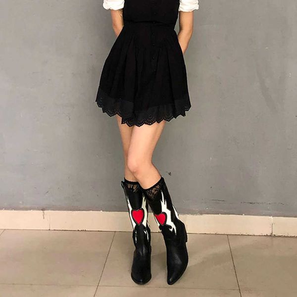 boots 2022 new fashion autumn winter women mid calf cowboy western med heels comfy wlking great quality heart shaped work shoes 220901, Black
boots 2022 new fashion autumn winter women mid calf cowboy western med heels comfy wlking great quality heart shaped work shoes 220901, Black