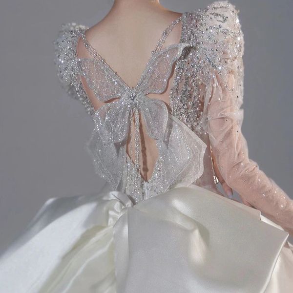 beaded ball gown wedding dresses halter floor length organza crystal rhinestone luxury bridal dress personalized wedding gowns, White
beaded ball gown wedding dresses halter floor length organza crystal rhinestone luxury bridal dress personalized wedding gowns, White