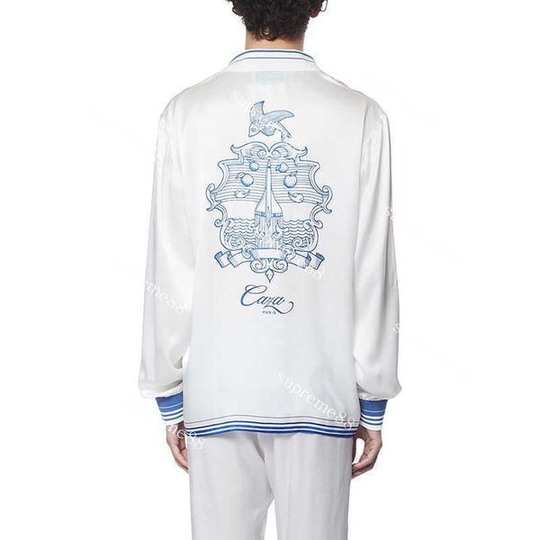 casablanca 2023 designer shirt minimalist blue white contrast men and women holiday twill shirts casablancqbni, White;black
casablanca 2023 designer shirt minimalist blue white contrast men and women holiday twill shirts casablancqbni, White;black