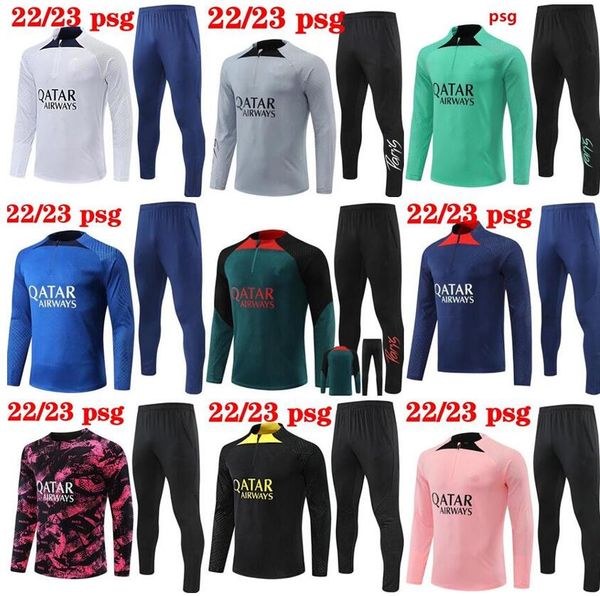 22 23 psgs tracksuit 2022 2023 mbappe messi kids and men training suit long sleeve football soccer jersey kit uniform chandal messi boy, Black
22 23 psgs tracksuit 2022 2023 mbappe messi kids and men training suit long sleeve football soccer jersey kit uniform chandal messi boy, Black