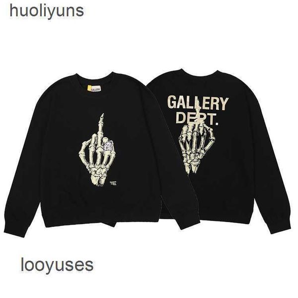 fashion brand galleryes hoodies dept mens american sweater bronzed letter skull hand bone print men's women's casual round neck bu, Black
fashion brand galleryes hoodies dept mens american sweater bronzed letter skull hand bone print men's women's casual round neck bu, Black