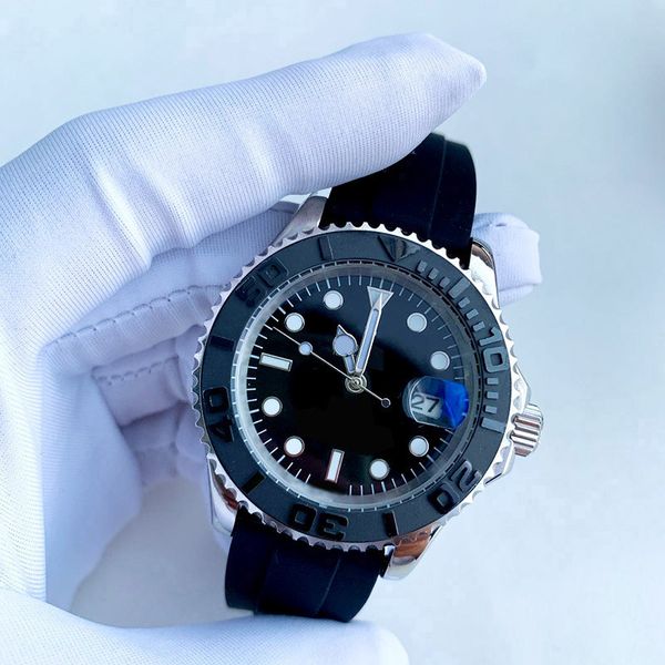luxury mens watch 2813 movement with box automatic mechanical ceramics watches steel strap waterproof sapphire luminous wristwatches 41mm, Slivery;brown
luxury mens watch 2813 movement with box automatic mechanical ceramics watches steel strap waterproof sapphire luminous wristwatches 41mm, Slivery;brown
