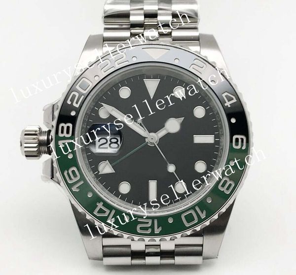 men's left super clean factory 40mm automatic gmt movement with decorated bridges eta 3186 black/green ceramic bezel stainless 904l sap, Slivery;brown
men's left super clean factory 40mm automatic gmt movement with decorated bridges eta 3186 black/green ceramic bezel stainless 904l sap, Slivery;brown