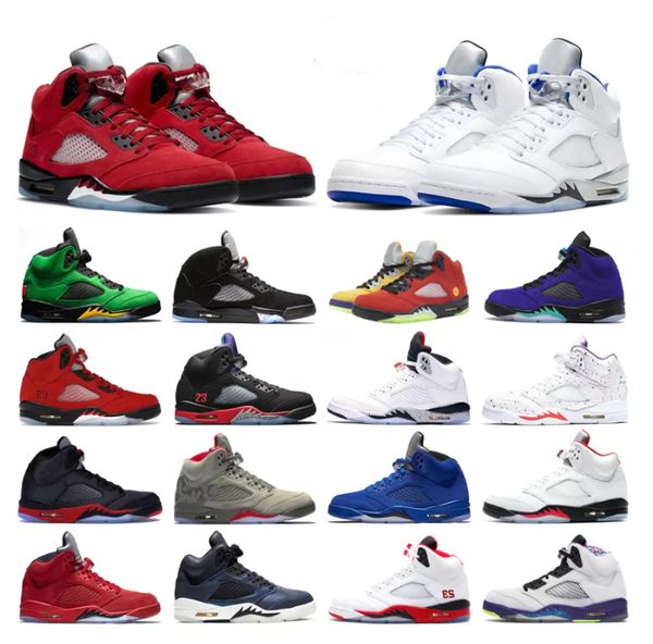5s raging red mens basketball shoes jumpman 5 hyper royal og black metallic international flight laney white men trainers outdoor sports sne
5s raging red mens basketball shoes jumpman 5 hyper royal og black metallic international flight laney white men trainers outdoor sports sne