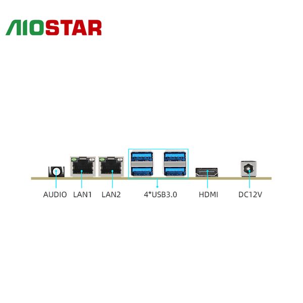 Aiostar 3.5inch Industrial Motherboard, Onboard Intel Haswell 4th-5th Generation i3/I5/I7 CPUs, Green energy-saving and environmentally friendly CPU, power only 17W