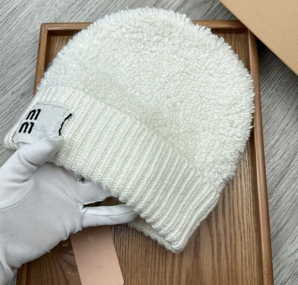 Wool Beanie White B…